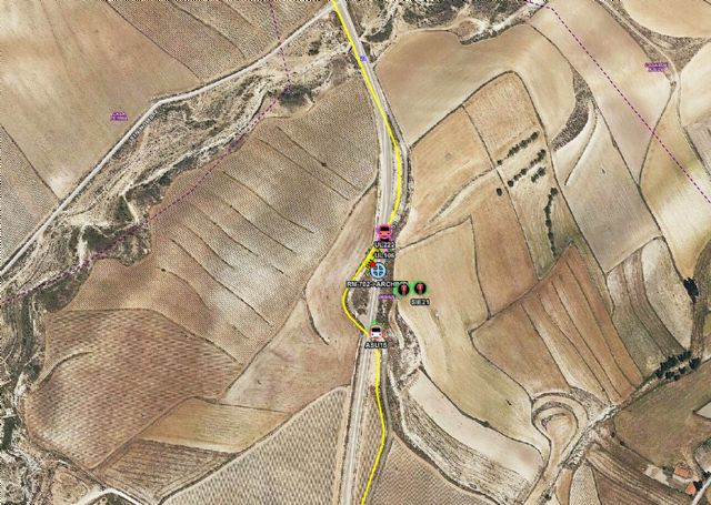 Accidente de tráfico con atrapados en la RM702, Moratalla - 1, Foto 1