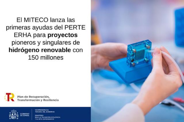 El MITECO lanza las primeras ayudas del PERTE ERHA para proyectos pioneros y singulares de hidrógeno renovable - 1, Foto 1