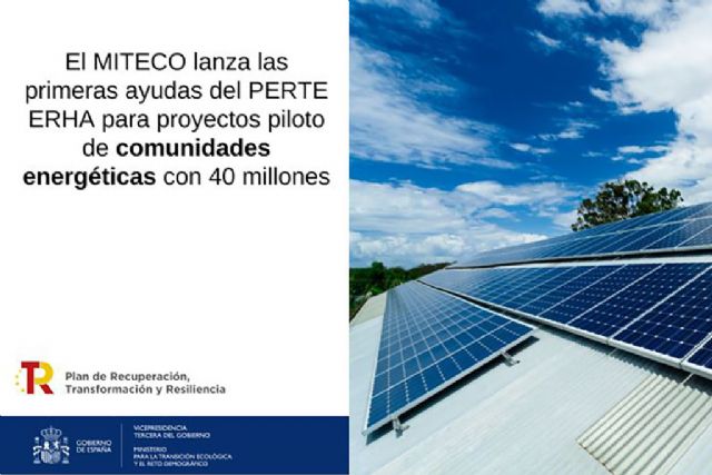 El MITECO lanza las primeras ayudas del PERTE ERHA para proyectos piloto de comunidades energéticas - 1, Foto 1