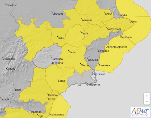 Meteorología advierte de viento hasta 70 km/h esta tarde y mañana (Aviso de nivel amarillo) - 1, Foto 1