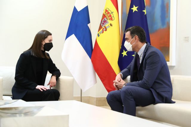Sánchez y Marin acuerdan reforzar la cooperación entre España y Finlandia - 1, Foto 1