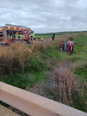 4 heridos al colisionar dos vehículos cerca de Miranda (Cartagena) - 1, Foto 1