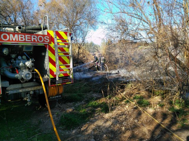 Dan por extinguido el incendio forestal declarado en la margen izquierda del río Mula en Albudeite - 1, Foto 1