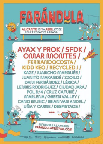 La farándula llega a Alicante con el festival multitudinario más canalla, Farándula Festival - 1, Foto 1