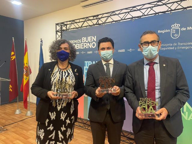 El Ayuntamiento de San Javier recibe un premio regional a la Transparencia - 1, Foto 1
