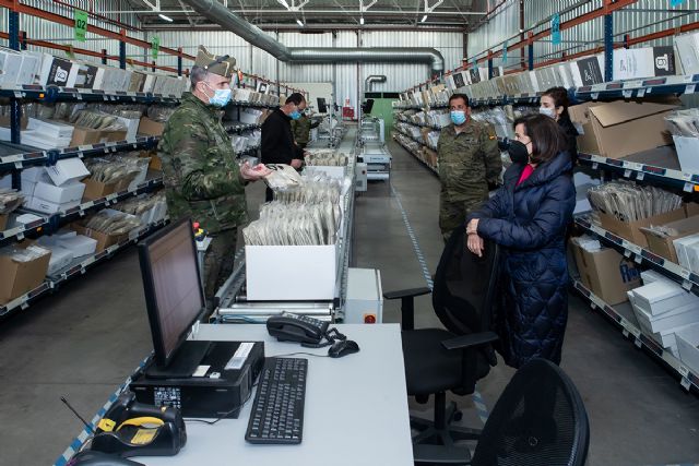 Robles agradece la eficacia del personal del Parque y Centro de Abastecimiento de Material de Intendencia - 1, Foto 1
