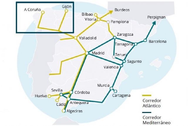 Raquel Sánchez: La conexión ferroviaria con el puerto exterior de A Coruña es una obra de Estado con impacto directo en Galicia y en la cadena logística de España - 1, Foto 1