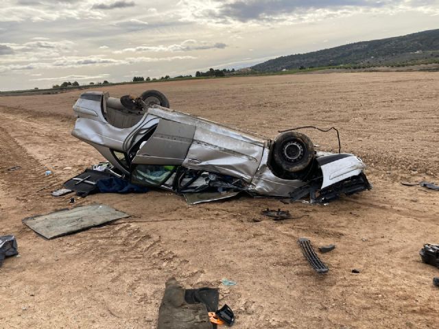 Tres heridos en un accidente de tráfico en Aledo - 1, Foto 1