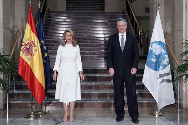 Yolanda Díaz reforzará la cooperación con la OCDE en materia laboral ante los efectos de la guerra en Ucrania - 1, Foto 1