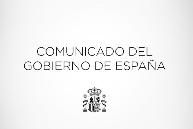 Comunicado del Gobierno de España - 1, Foto 1