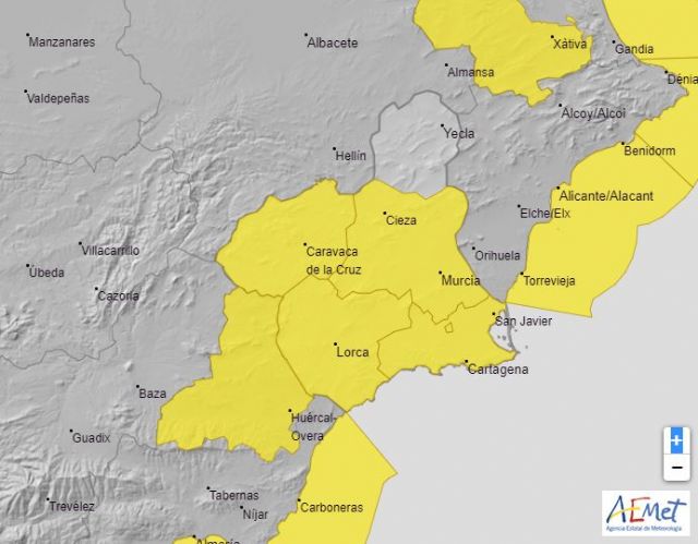 Meteorología advierte de lluvia hasta 15 litros por metro cuadrado en una hora para el miércoles - 1, Foto 1