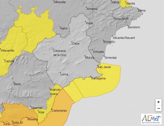 Meteorología mantiene el aviso de nivel amarillo por fenómenos costeros para esta tarde - 1, Foto 1