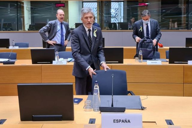 Grande-Marlaska aboga por mantener el esfuerzo de unidad y solidaridad de la UE con Ucrania - 1, Foto 1