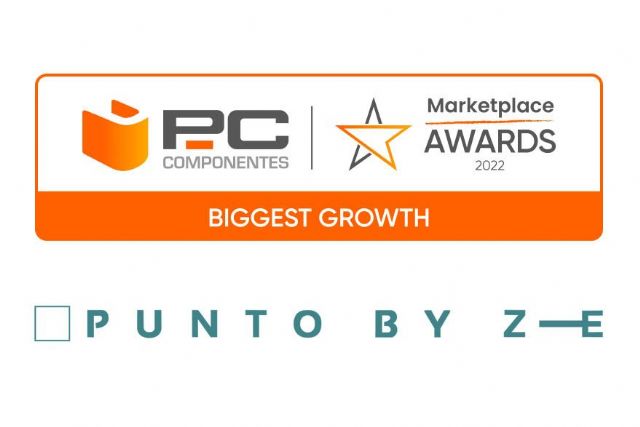 Punto by ZE gana el Premio Biggest Growth en la Edición Marketplace Awards 2022 de PC Componentes - 1, Foto 1