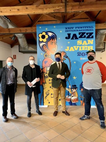 El Festival de Jazz de San Javier 2022 rinde tributo a la mujer en el jazz con un colorista cartel del ilustrador Doctor Juanpa - 1, Foto 1