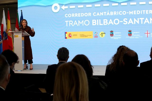 Raquel Sánchez anuncia una inversión de al menos 2.500 millones de euros para la nueva conexión ferroviaria entre Santander y Bilbao - 1, Foto 1