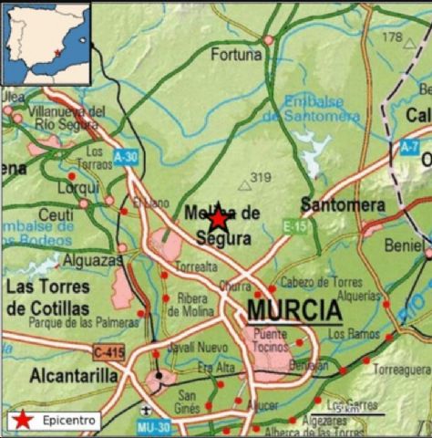 Movimiento sísmico en Molina de Segura - 1, Foto 1