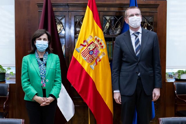 Robles se reúne con el ministro de Asuntos Exteriores de Letonia, Edgars Rinkēvičs - 1, Foto 1