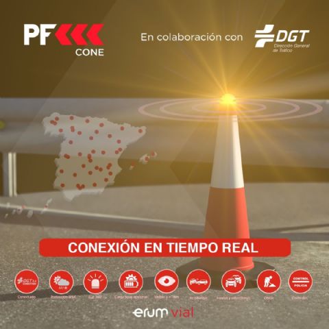La española Erum Vial desarrolla el primer cono geolocalizado del mundo - 1, Foto 1