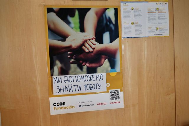 Inclusión ofrecerá asesoramiento laboral a los ucranianos a través de la Fundación CEOE - 1, Foto 1