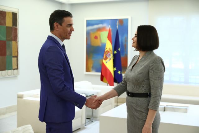 Pedro Sánchez recibe a la líder opositora bielorrusa Svletana Tijanovskaya - 1, Foto 1