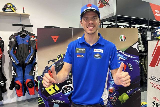 Joan Mir, el piloto de MotoGP, ha visitado la tienda de Motocard en Montmeló - 1, Foto 1