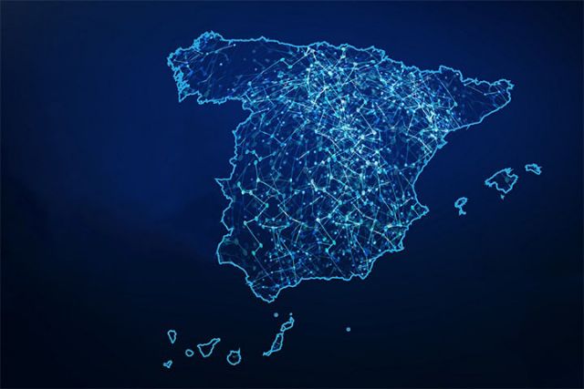 Mapa de España con las redes 5G, Foto 1