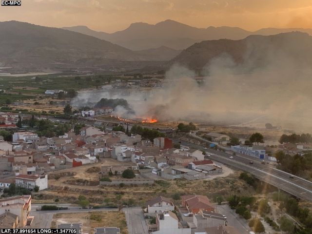 Incendio agrícola en Librilla - 1, Foto 1