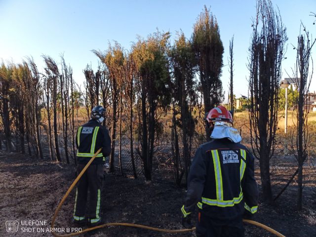Bomberos CEIS apagan incendio en las Palas pedanía de Fuente Álamo - 1, Foto 1