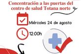 PSOE: 'Defendamos juntos el servicio de pediatría que los ninos y ninas en Totana se merecen'
