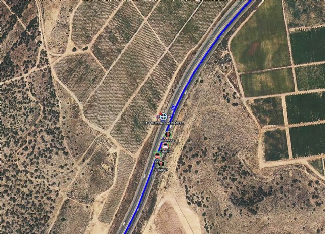 Herido grave en accidente de tráfico con atrapados en la colisión por alcance de dos camiones, en la autovía A-7, PK 560 sentido Alicante, en Murcia - 1, Foto 1