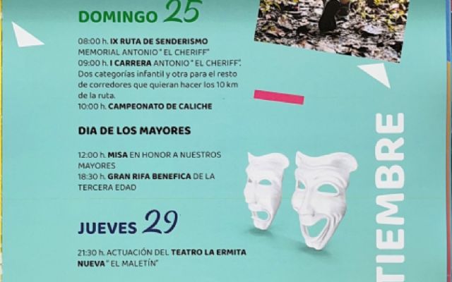 Las Fiestas Patronales de El Mirador vuelven con un programa completo del 16 de septiembre al 9 de octubre - 1, Foto 1