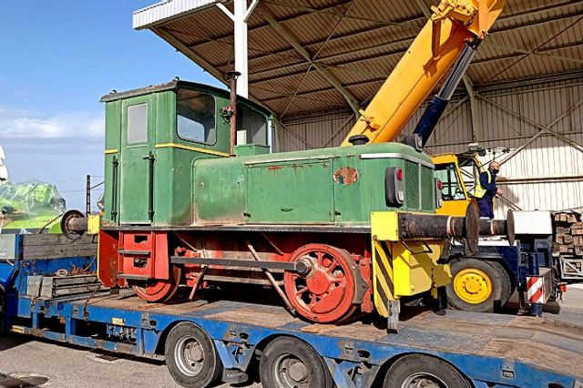 La Fundación del Patrimonio Ferroviario rescata una locomotora histórica de Saint Gobain - 1, Foto 1