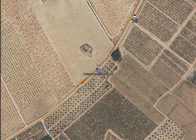 Servicios de emergencia atienden y trasladan a 6 heridos en accidente de tráfico en Jumilla - 1, Foto 1