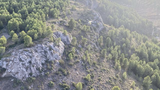 Servicios de emergencias rescatan a una senderista herida en Bullas - 1, Foto 1