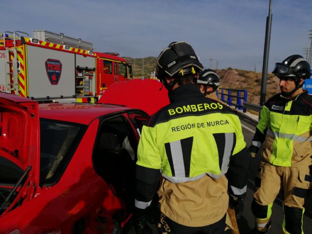 Accidente de tráfico con 4 heridos leves en Lorca - 1, Foto 1