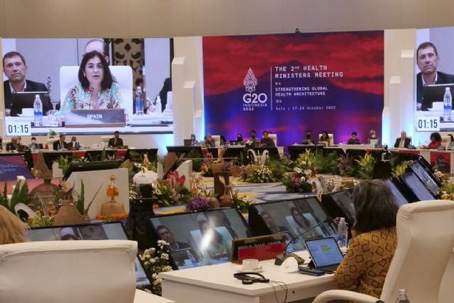 Darias hace un llamamiento en el G20 Salud a seguir trabajando unidos porque reconstruyendo juntos, seremos más fuertes - 1, Foto 1