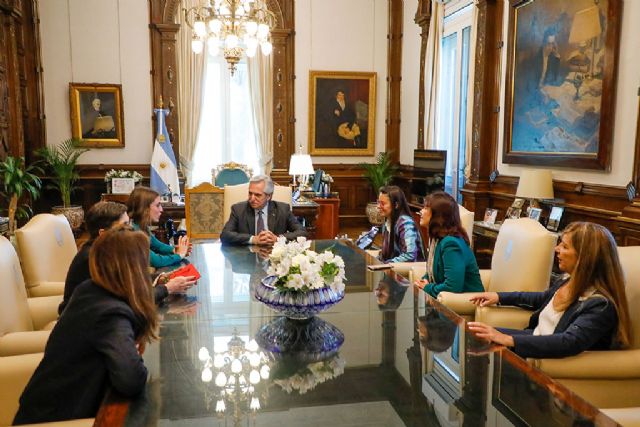 Irene Montero se reúne con el presidente de Argentina, Alberto Fernández - 1, Foto 1