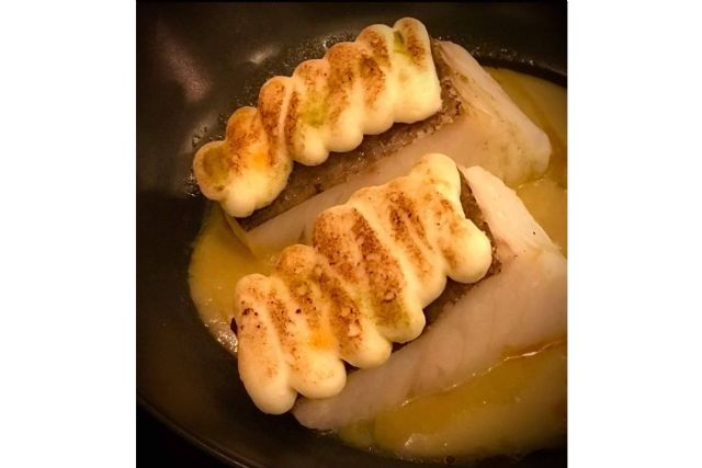 El bacalao confitado con porrusalda y alioli de Hikei Orduña - 1, Foto 1