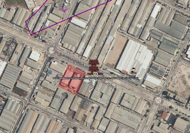 Herido en accidente laboral en el Polígono Industrial Oeste de Alcantarilla - 1, Foto 1