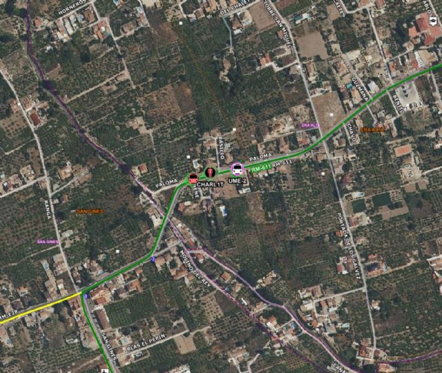 2 personas han resultado heridas en accidente de tráfico ocurrido en la Avenida de San Ginés, en San Ginés - 1, Foto 1