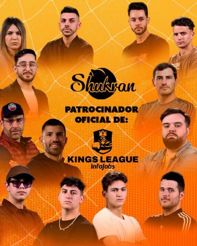 Shukran Foods patrocinador oficial de la Kings League organizada por Kosmos y presidida por Gerard Piqué - 1, Foto 1
