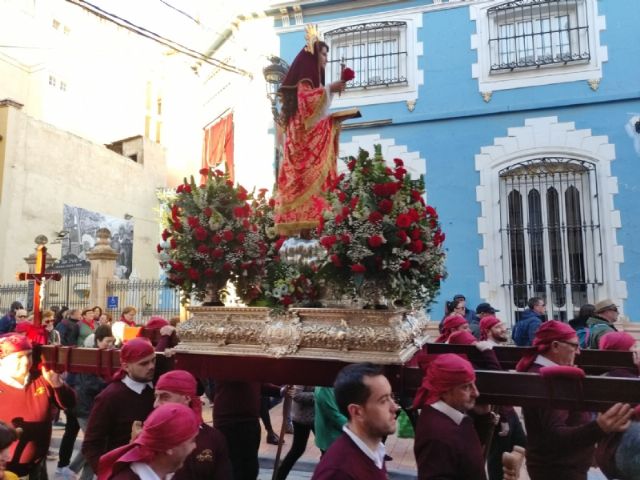 Ms de 15.000 personas participan en la jornada de romera de Santa Eulalia de Mrida, Patrona de Totana, que regresa a su santuario en Sierra Espua - 5
