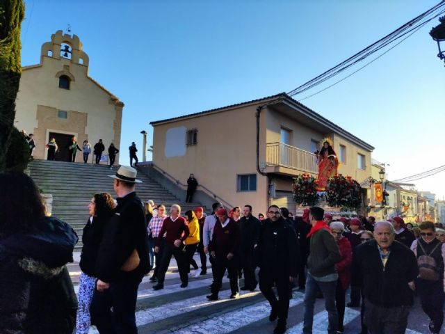 Ms de 15.000 personas participan en la jornada de romera de Santa Eulalia de Mrida, Patrona de Totana, que regresa a su santuario en Sierra Espua - 23