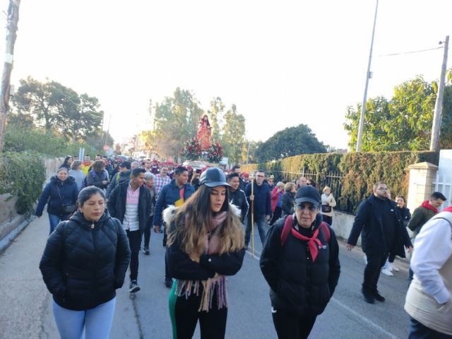 Ms de 15.000 personas participan en la jornada de romera de Santa Eulalia de Mrida, Patrona de Totana, que regresa a su santuario en Sierra Espua - 29