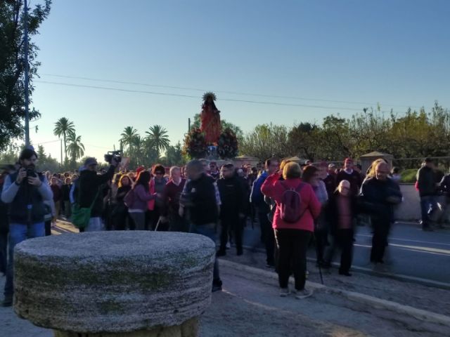 Ms de 15.000 personas participan en la jornada de romera de Santa Eulalia de Mrida, Patrona de Totana, que regresa a su santuario en Sierra Espua - 31