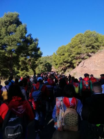Ms de 15.000 personas participan en la jornada de romera de Santa Eulalia de Mrida, Patrona de Totana, que regresa a su santuario en Sierra Espua - 47