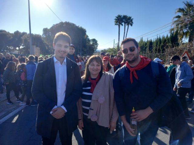 Ms de 15.000 personas participan en la jornada de romera de Santa Eulalia de Mrida, Patrona de Totana, que regresa a su santuario en Sierra Espua - 52