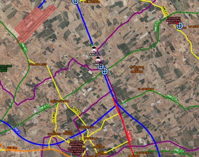 Fallece un hombre en un accidente de tráfico al colisionar un coche y una moto en la A-30 - 1, Foto 1