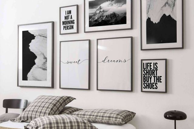 Cuadros en blanco y negro para la decoración del hogar, un clásico que no falla, con Artesta - 1, Foto 1